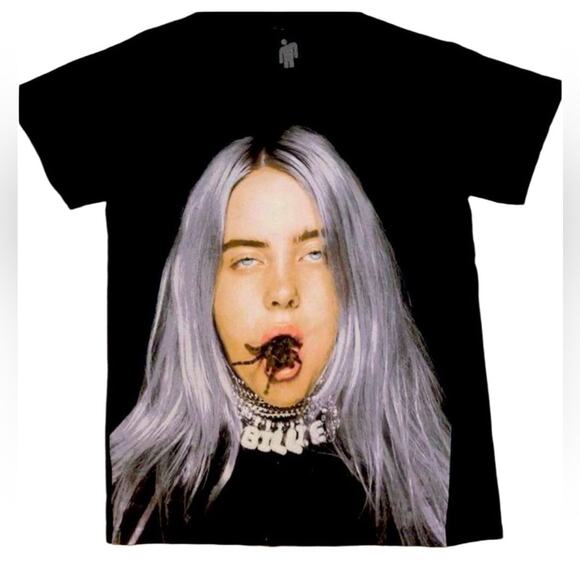 Billie Eilish Tarantula Tour T-Shirt Tee Size Small New without Tag - Picture 1 of 4